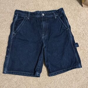 H&M Relaxed Fit Carpenter Jean Shorts (size 32)